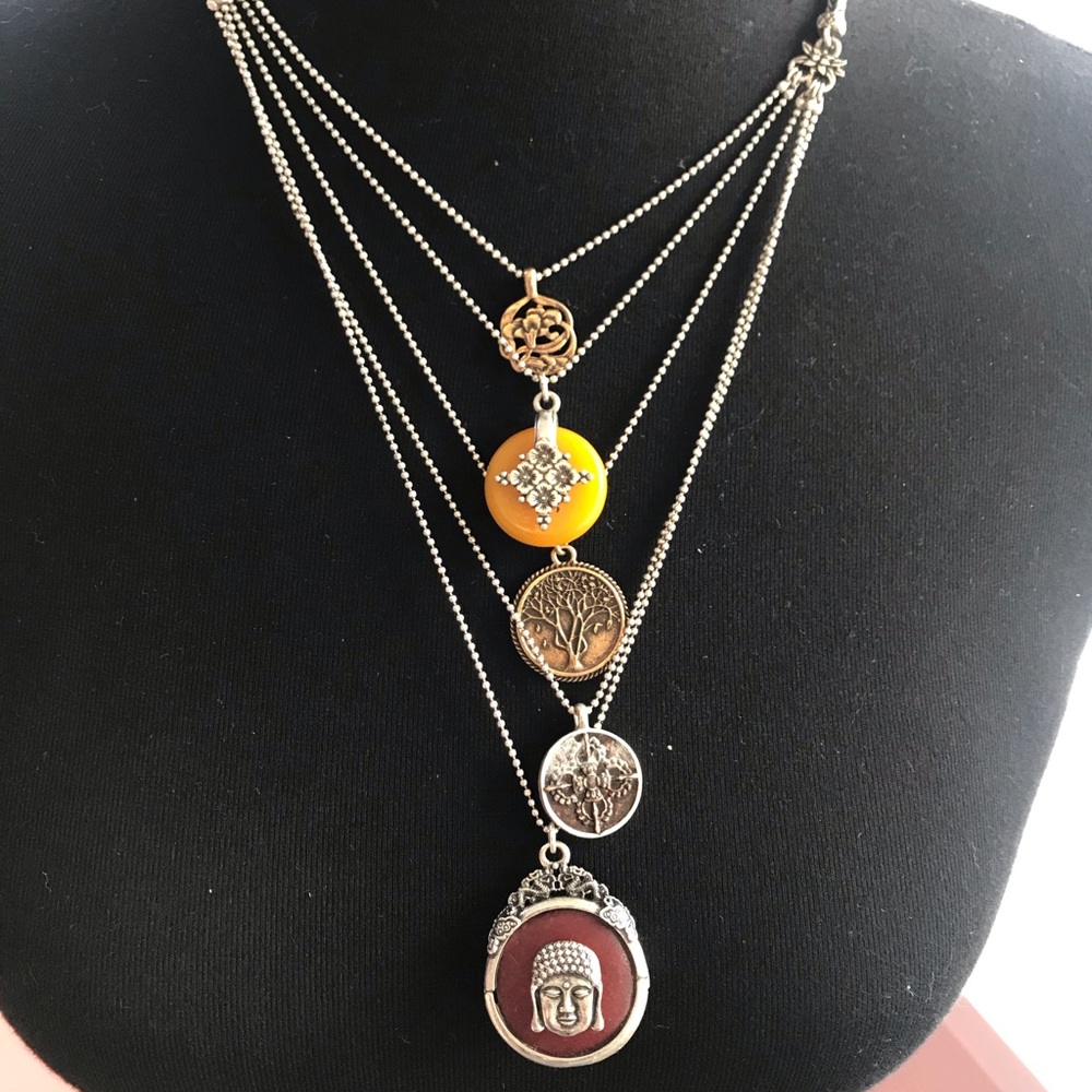 Multi chain necklace